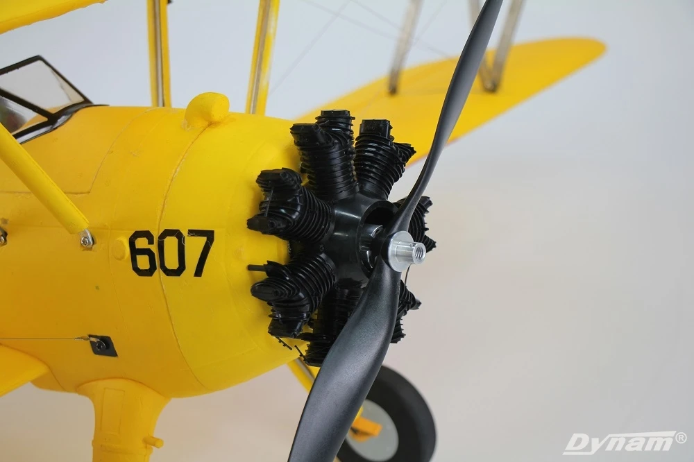 منتج جديد!! الديناميت Stearman DY8977 PT-17 1300 مللي متر 4s ذات السطحين RC طائرة PNP