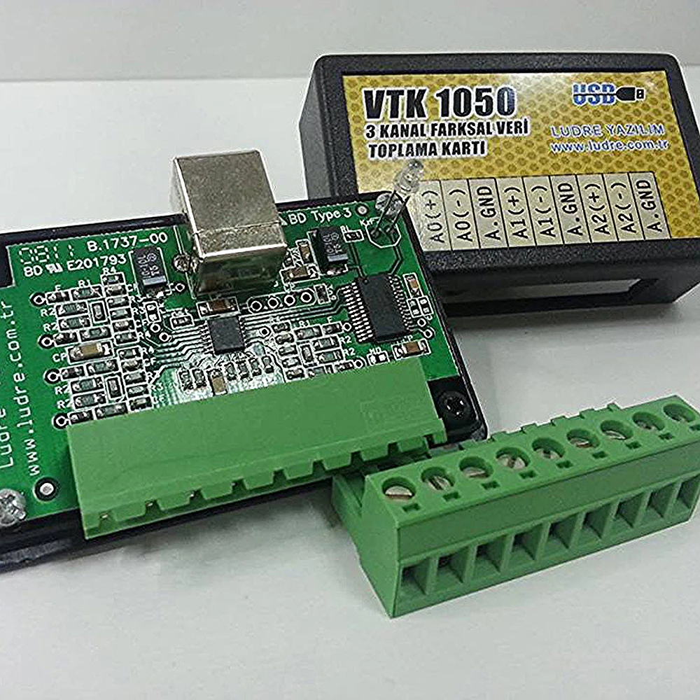 3 Input Kanalen 16 Bit Sample/S Data Collection En Controle Systemen Card Ludre Vtk 1050