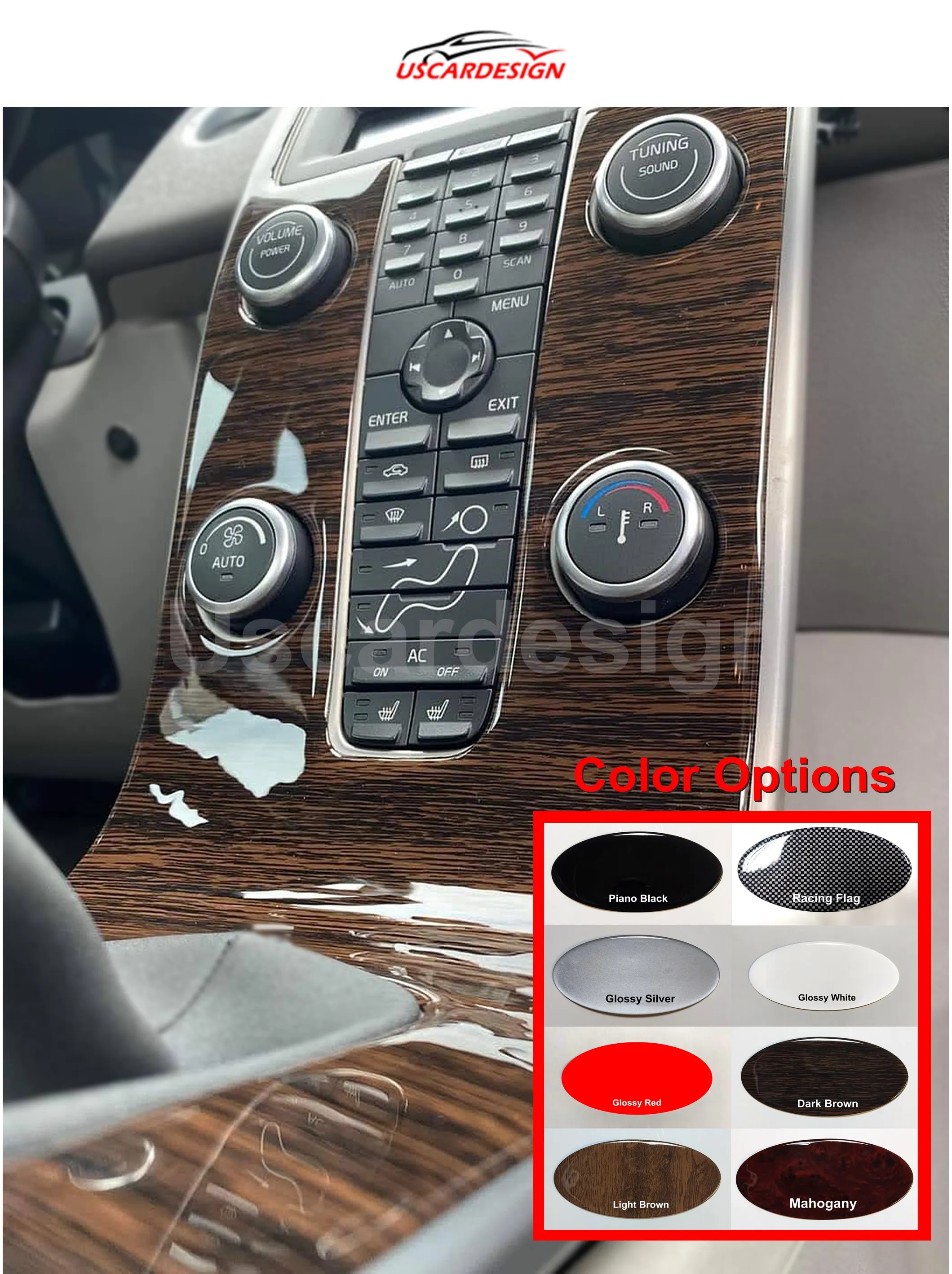 

Interior Console Styling For Volvo S40 V50 C30 (2007-2012) , Car Accessories, Dashboard Cover, Console, Shifter Knob, Trim Decor