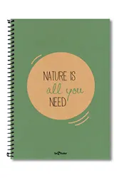 A4 Hard Cover Notebook Spiral Checkered School Notebook Gift Products Office Home Special Use Design Collection Products 200Page