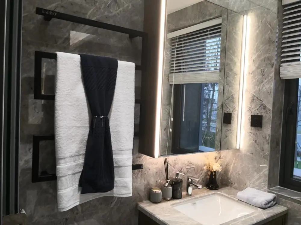 Toalha aquecedora elétrica