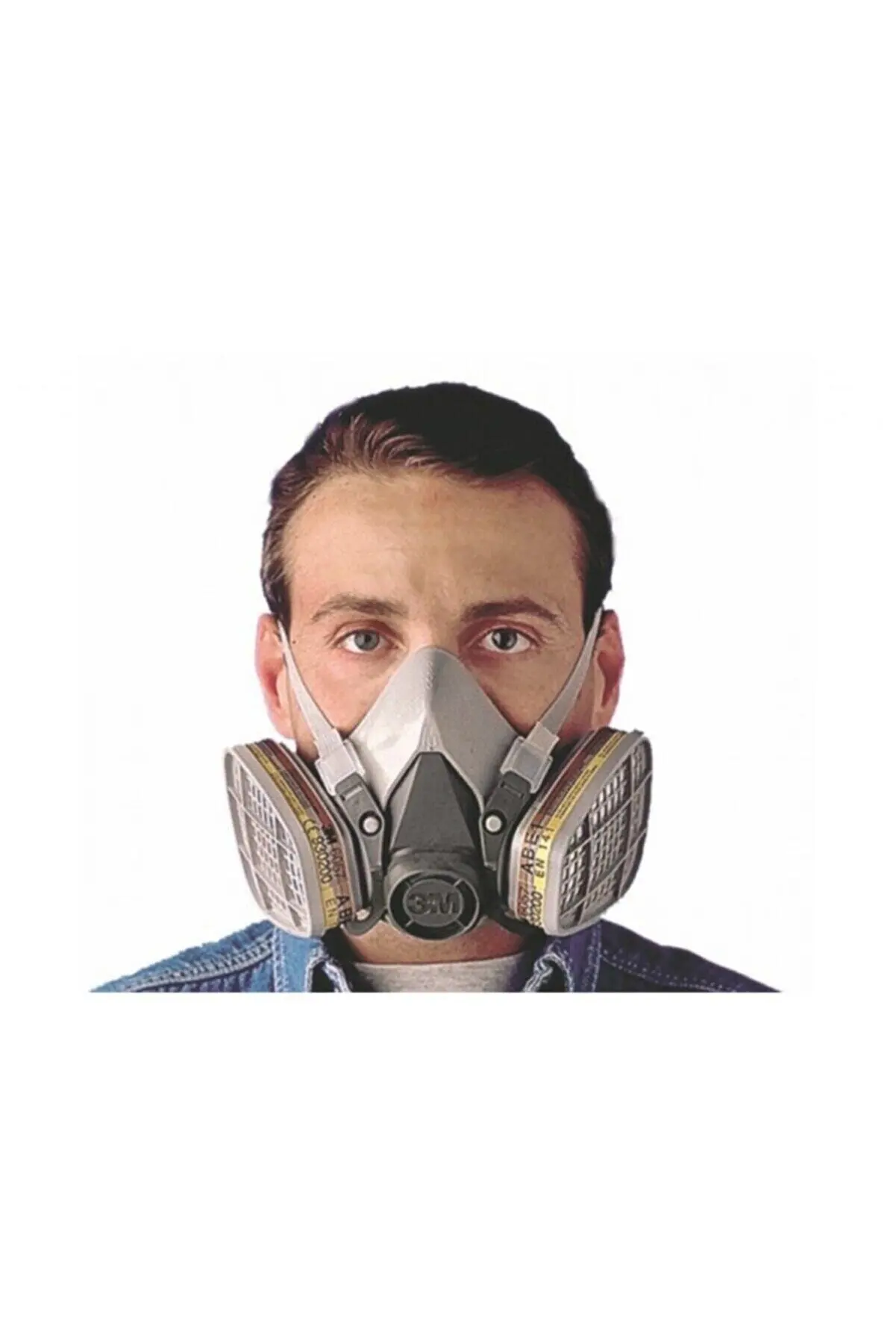 

Nose Protective Mask Paint For Fire Dusty Environments Adult Gas Mask With 2 Tubes Suitable For Every Body Bacteria Virus Protec