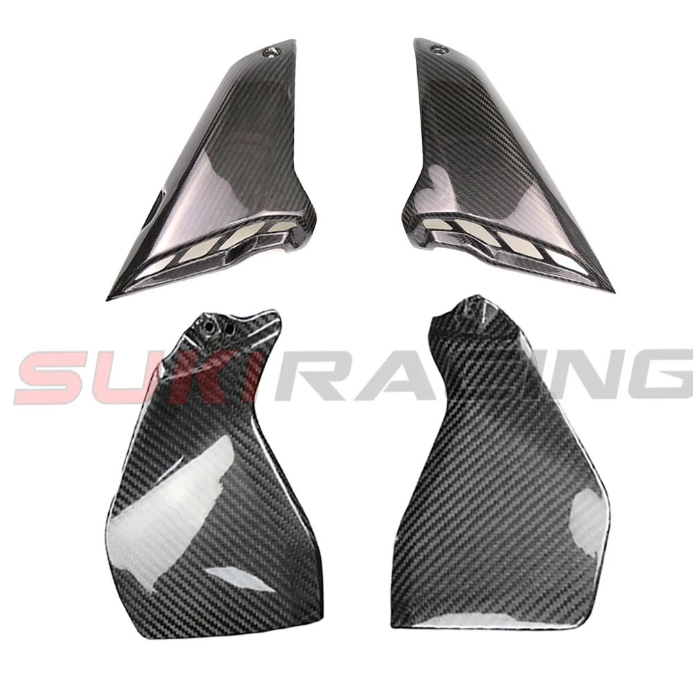 

For Yamaha MT09 FZ09 2017 2018 2019 MT 09 FZ 09 Carbon Fiber side tank fairing air intake cover