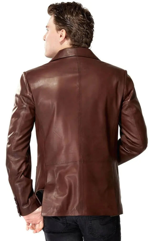 Morazzi Blazer giacca in pelle da caffè originale pelle di agnello autunno inverno 2022 Biker Slim Large Size muslimah