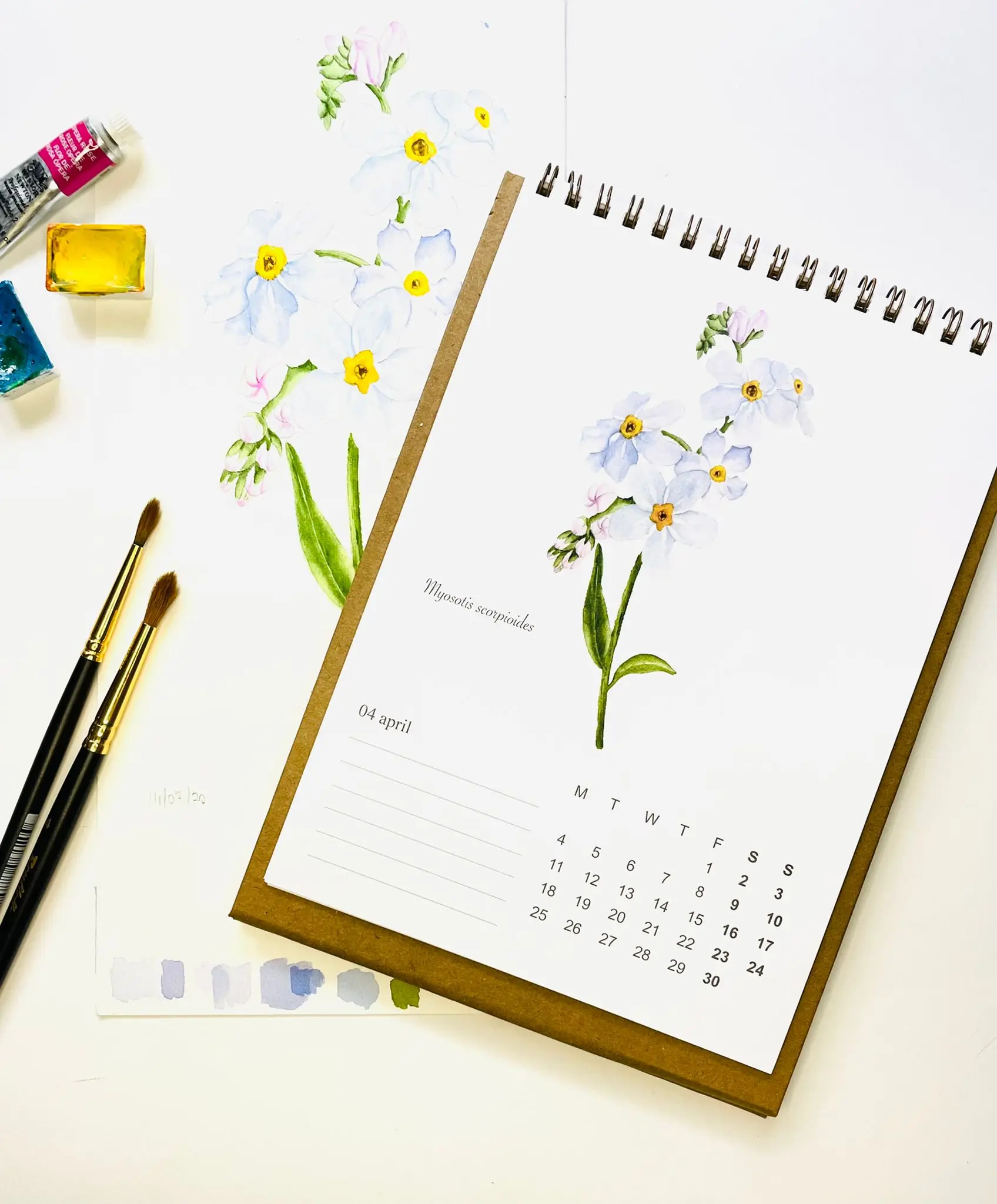Papemus & Mf Craft Studio, Botanische Bureau Calender'