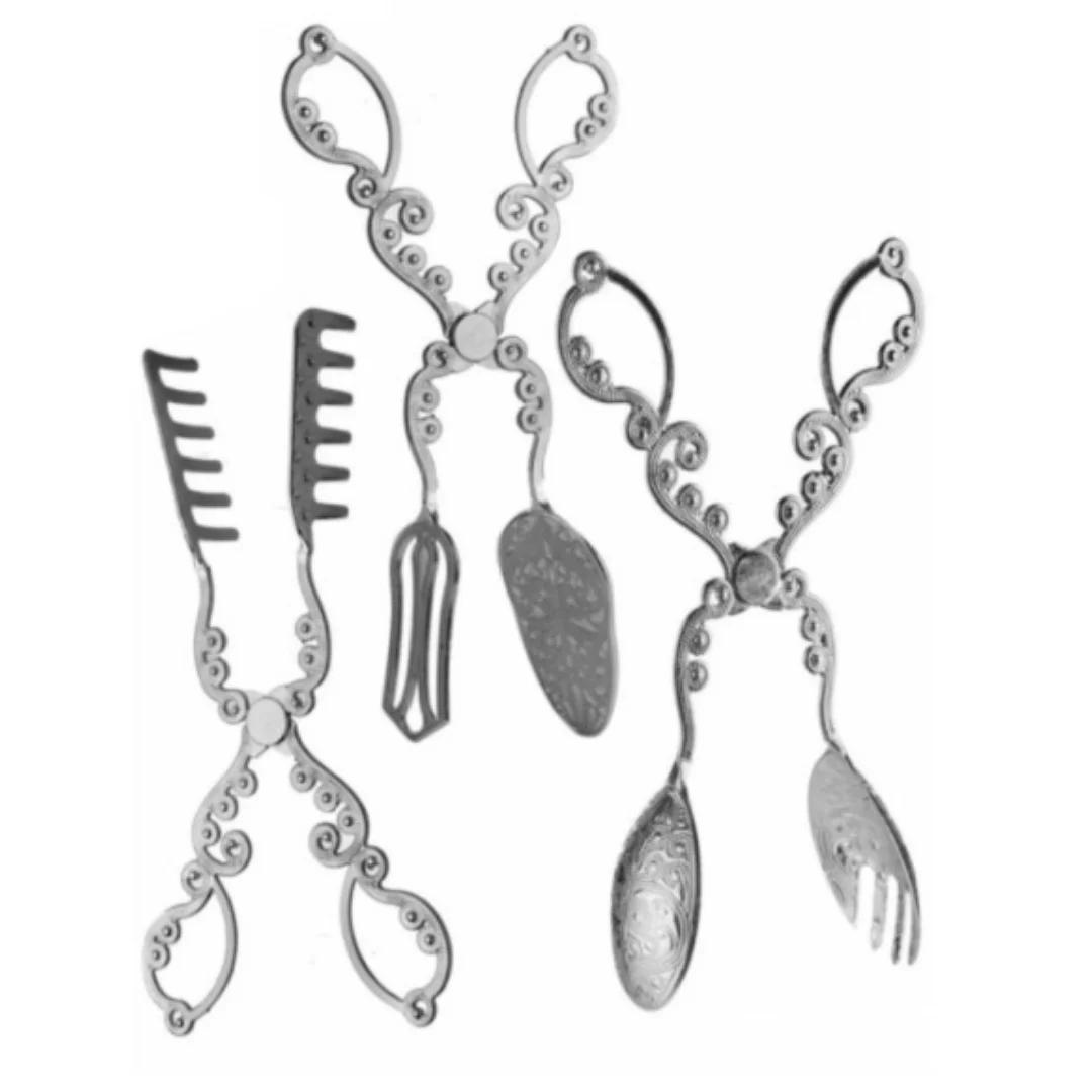 3 Pcs Aanslag Zinklegering Lux Service Set Goud