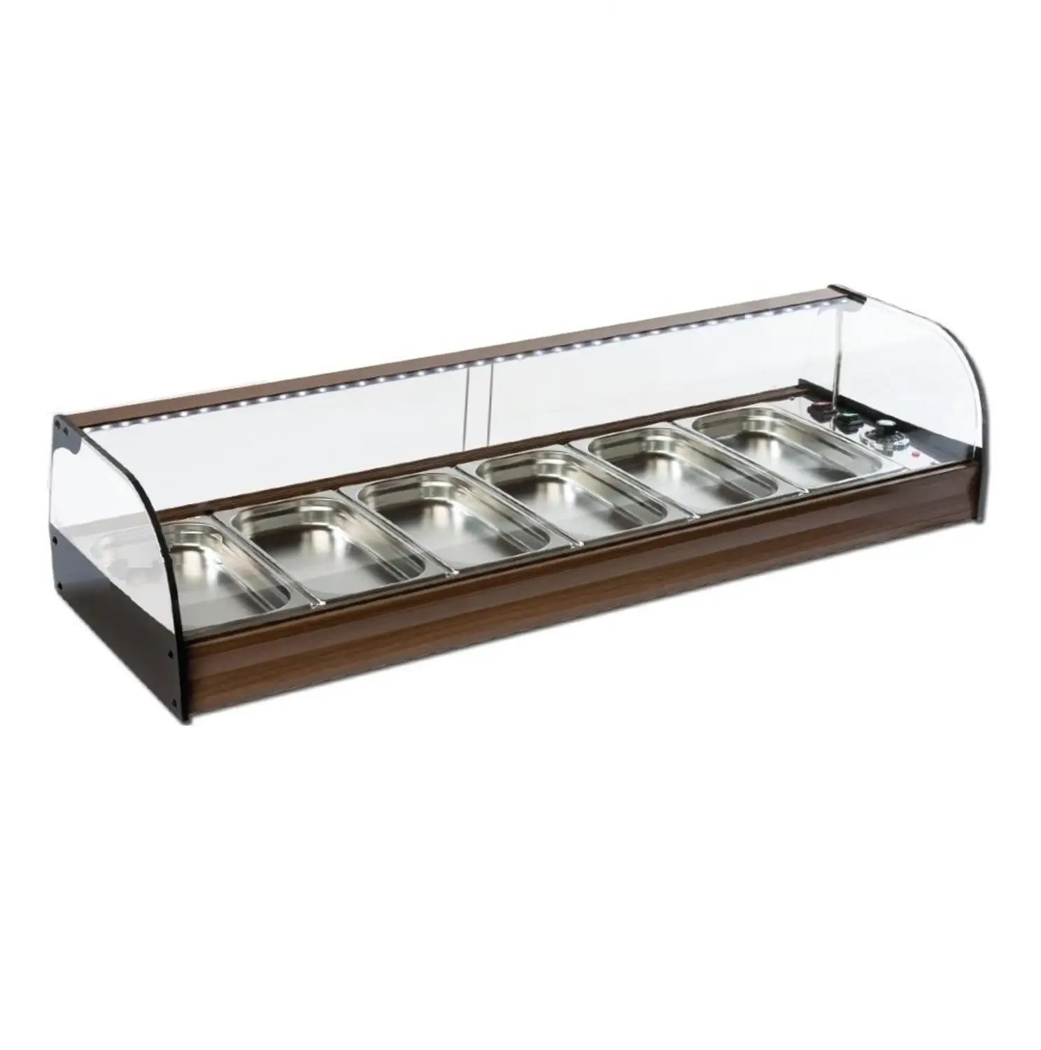Bar display showcase bar dry heat Ideal hot lids display
