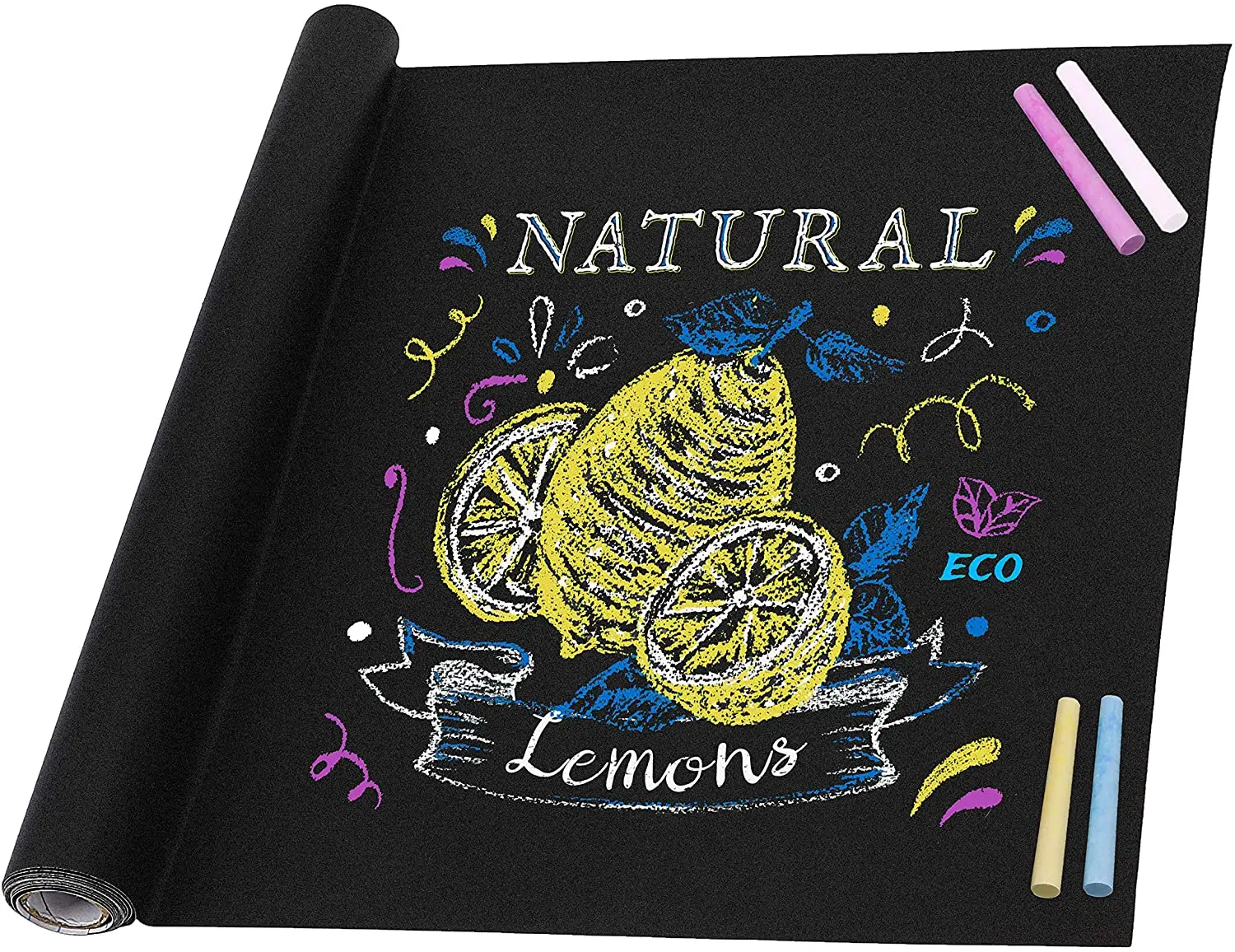 Samoprzylepny czarny łupek rolka 60x200cm naklejka ścienna 45x150cm kreda pisanie winylu, dziecięca biała tablica przylepna