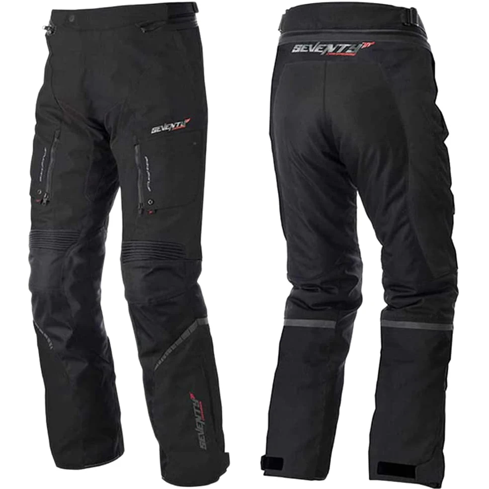 Seventy Degrees SD4300101-biker Pantalon SD-PT1 or SD-PT1S (short) winter Touring Unisex black motorcycle clothing