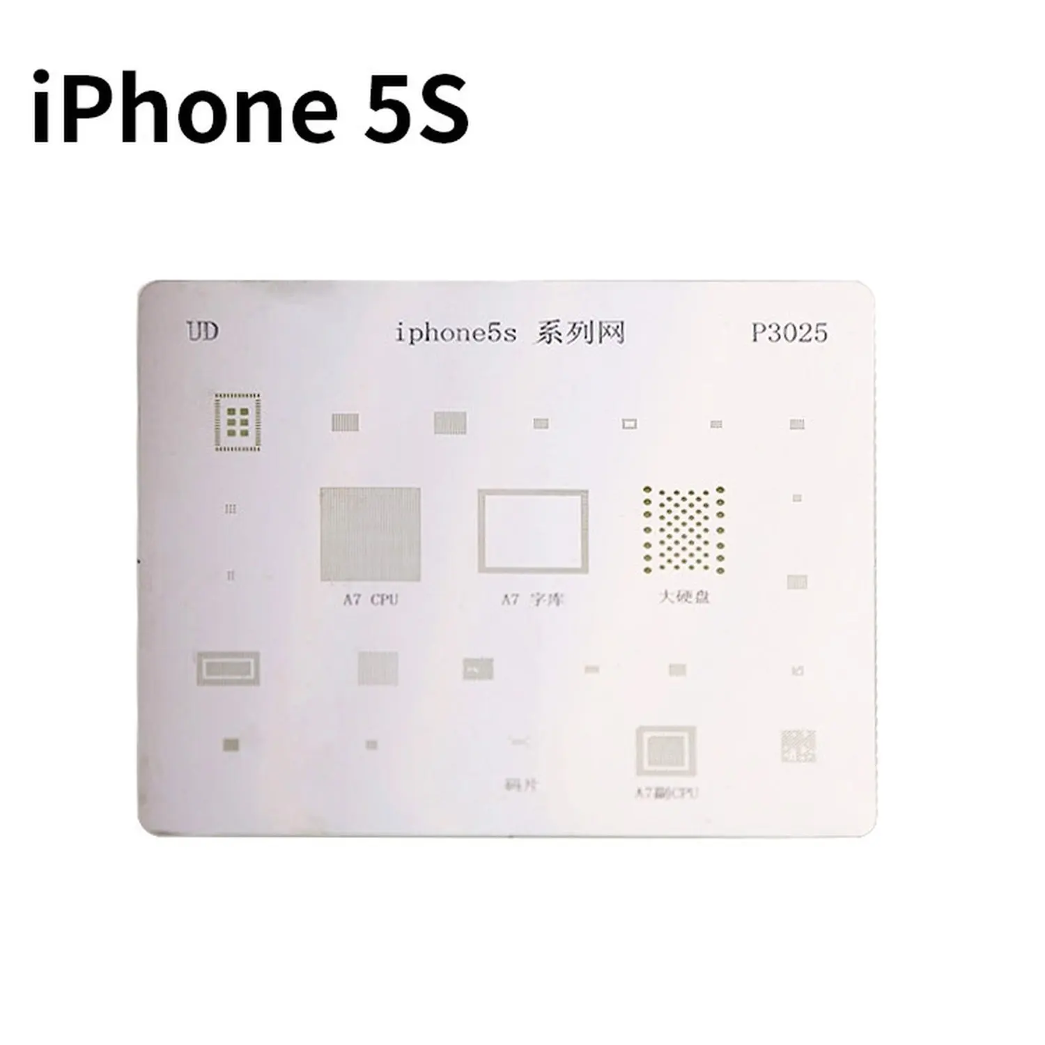 Iphone 5S Ic Stencils Plaat