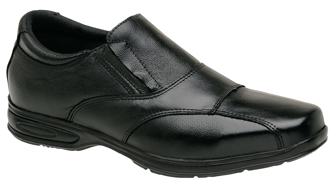 Sapato Masculino de Couro Legítimo Social Comfort Macio Sola Costurada