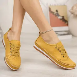 Genuine Leather Women's Flat Shoes 2022 Summer Fashion Light Comfortable Sweatproof Stylish Soft Leather Many Colors Thermo Sole