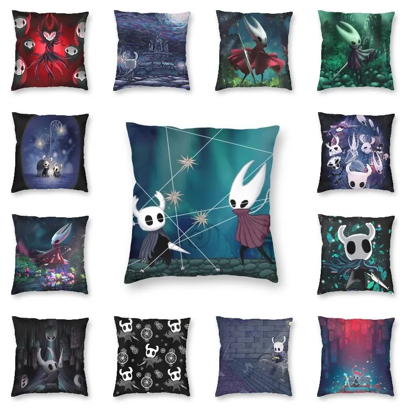 Nordic Style Hollow Siblings Throw Pillow Case Decoration Custom Square Hollow Knight Cushion Cover 45x45 Pillowcover for Sofa