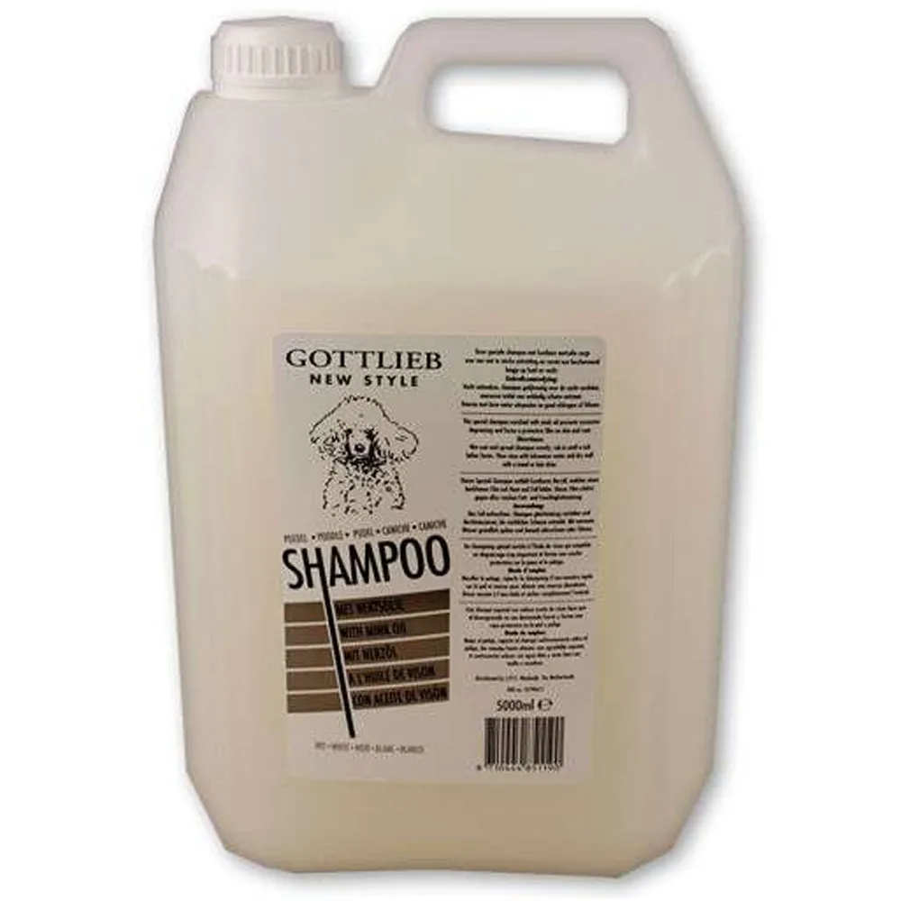 5-liter mink oil shampoo for white hair | Shampoo for dogs | Shampoo for white hair | Canine hygiene