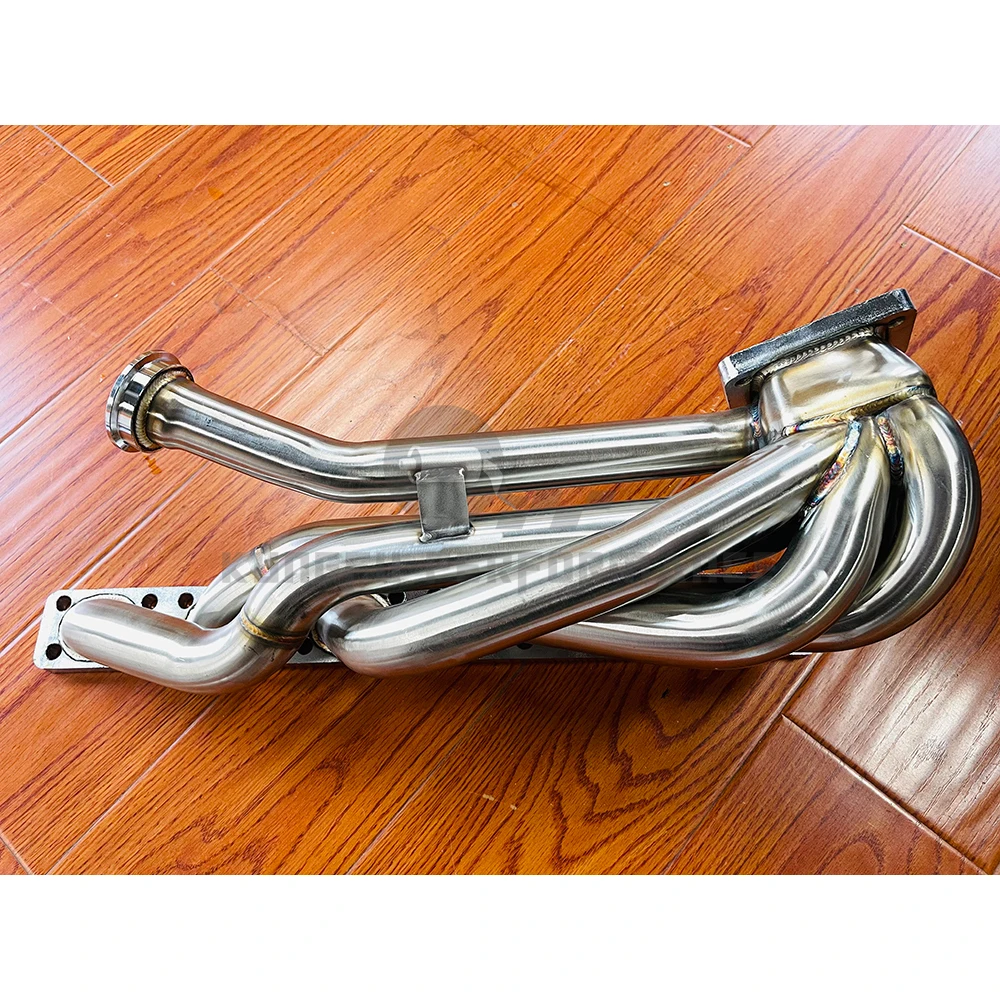 KUNGFU PERFORMANCE SS304 Top Mount T3 Exhaust E36 Manifold For B M W 325I 328I 1992-1998