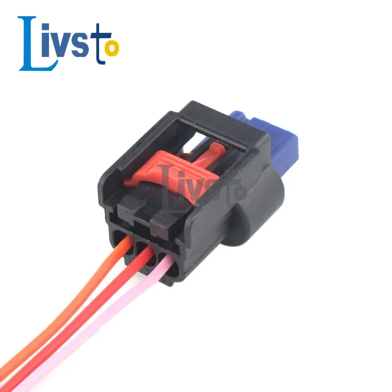 1 Set 3 Pin 1.2 Series Socket Waterproof Auto Wire Harness Connector 13893234