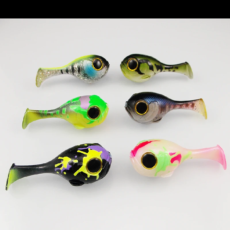ESFISHING Weicher Köder Ballonfisch 82mm24g Deraball Pesca Künstlicher Angelköder für Hecht und Barsch – Detail 5