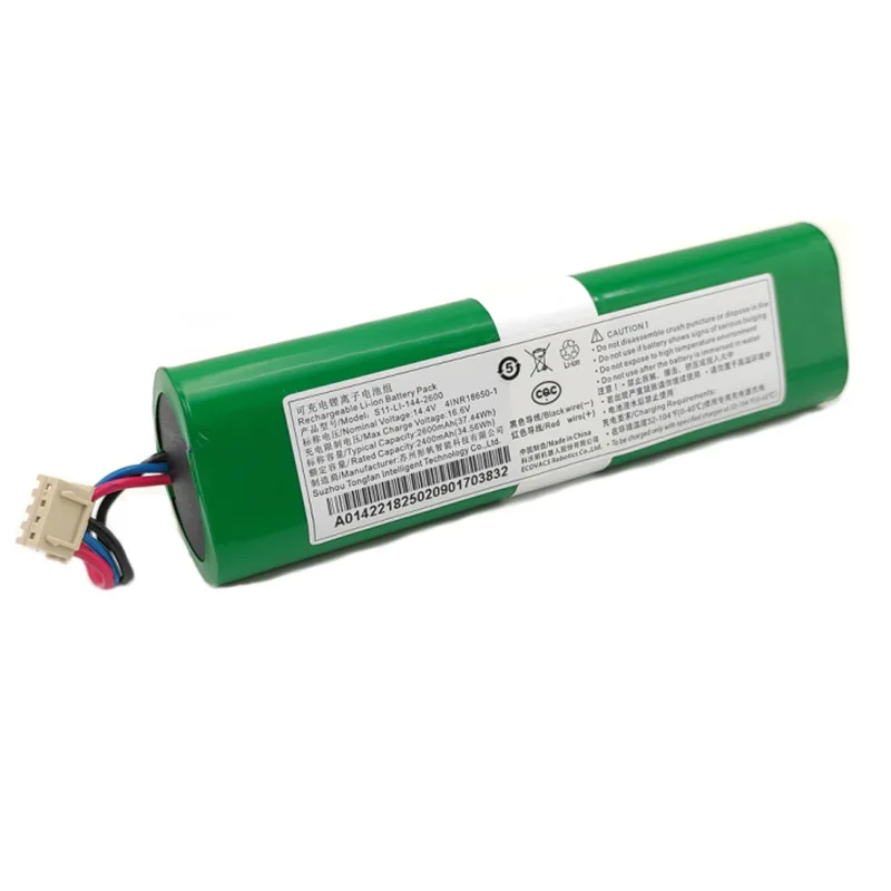 Battery for Ecovacs Deebot Ozmo 900 901 905 920 930 937, 14.4V 2600mAh