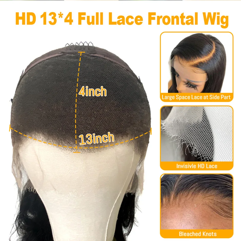 Peluca de cabello humano rizado de 32 pulgadas para mujer, postizo de encaje Frontal completo, 5x5, HD, 13x4, prearrancado, Invisible, con cierre de encaje