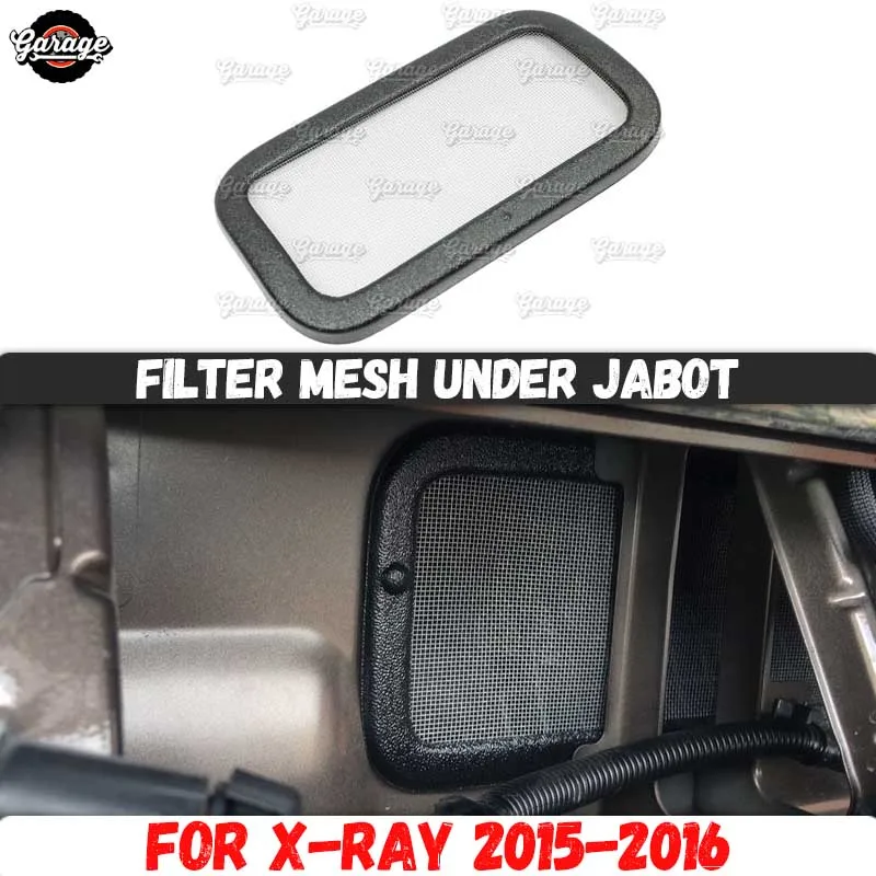 

Filter mesh new look for Lada X-Ray 2015-2016 under jabot ABS plastic accessories guard cover protective pad car styling tuning