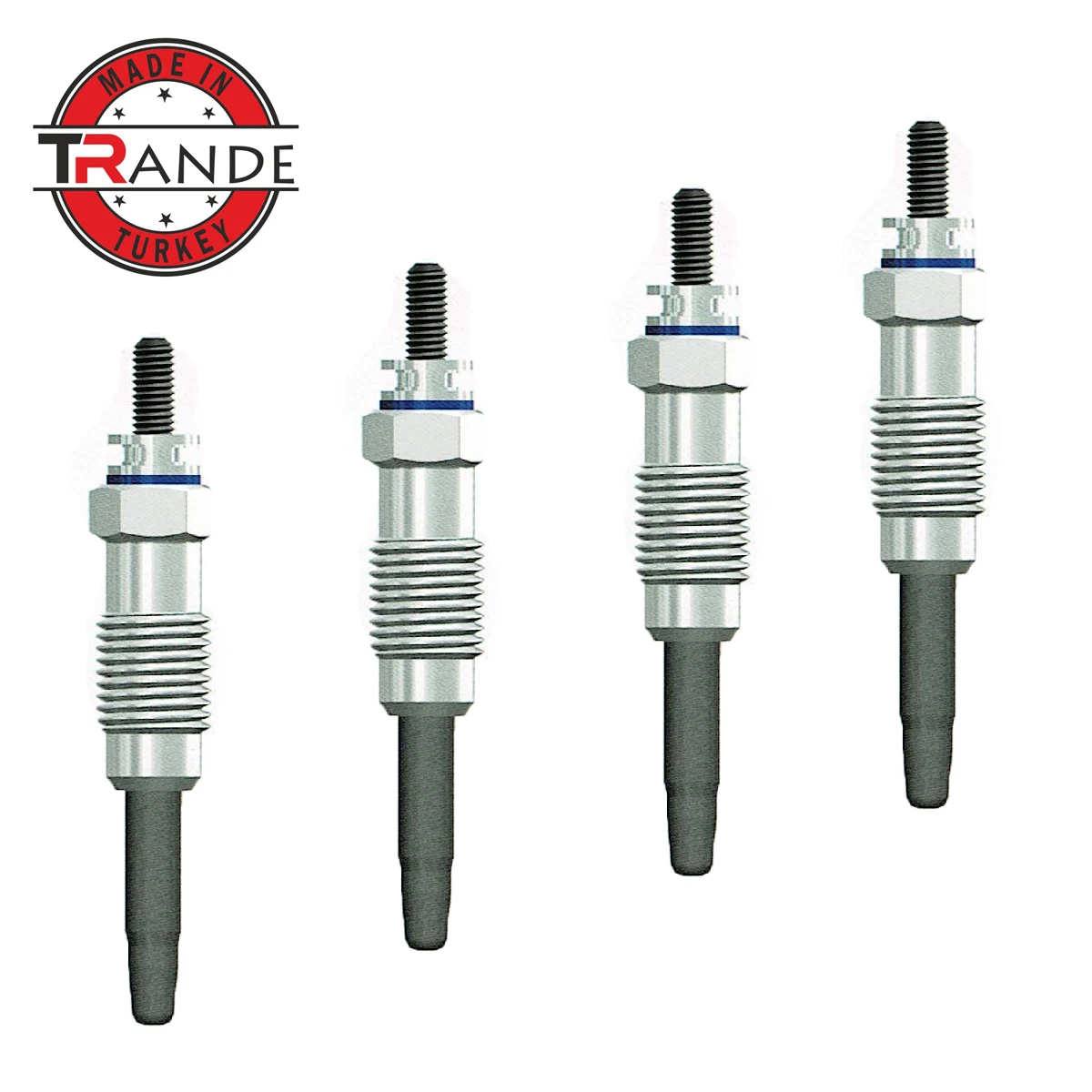 Trande Diesel Engine Heater Glow Plug 4 Pcs 11V For 250201039 Made In Turkey Trande Store Guarantee