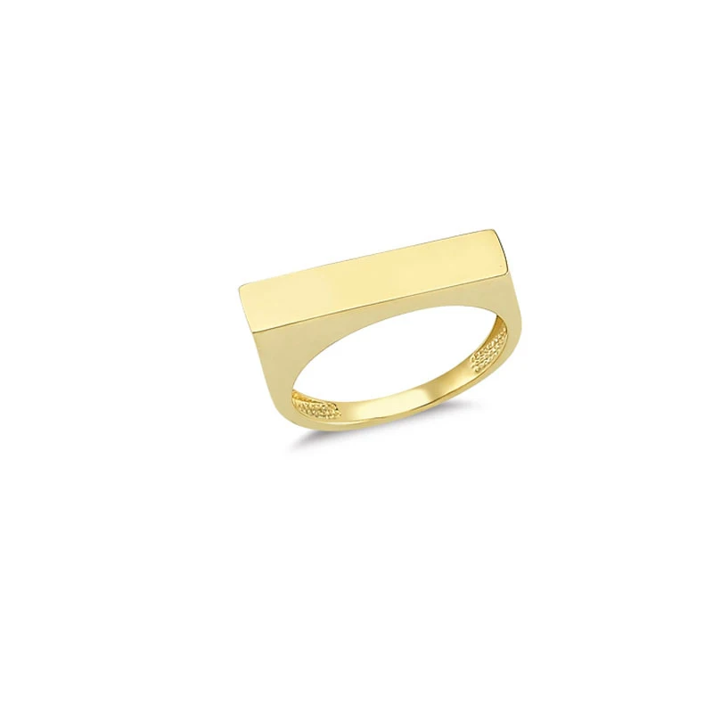 14K Solid Gold Classy Ring for Women