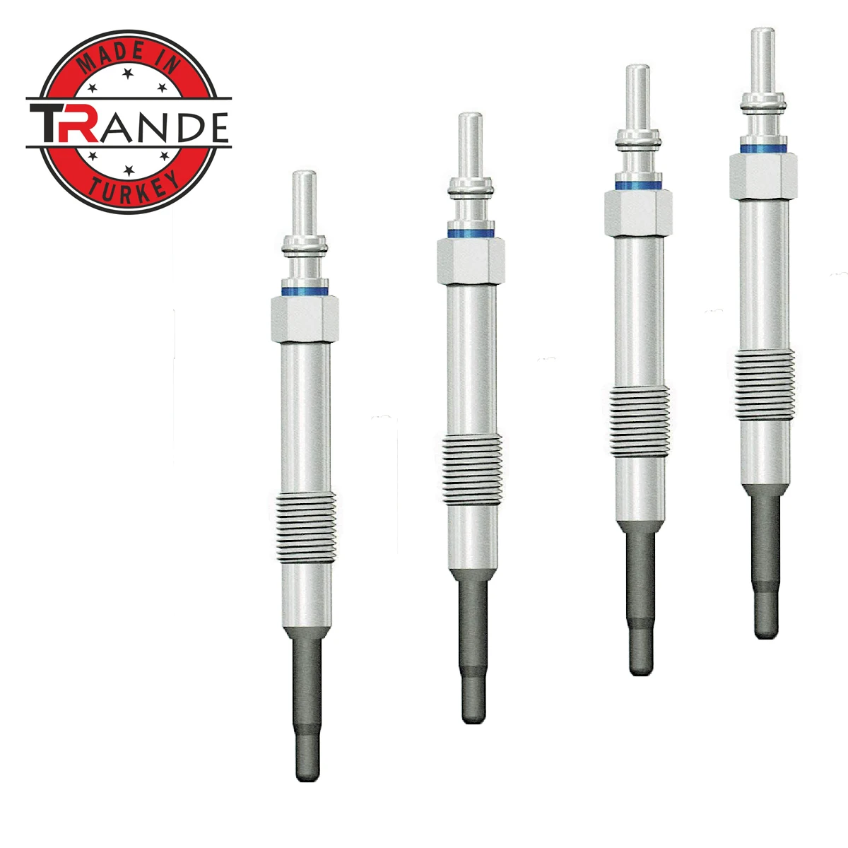 Trande Diesel Engine Heater Glow Plug 4 Pcs 11V For 93180295 Made In Turkey Trande Store Guarantee