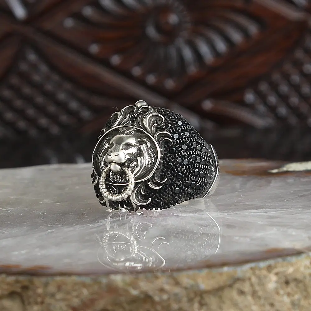 925 sterling silver rings  Eagle silver men rings handmade turkish jewellry luxury women rings made in turkey trendy