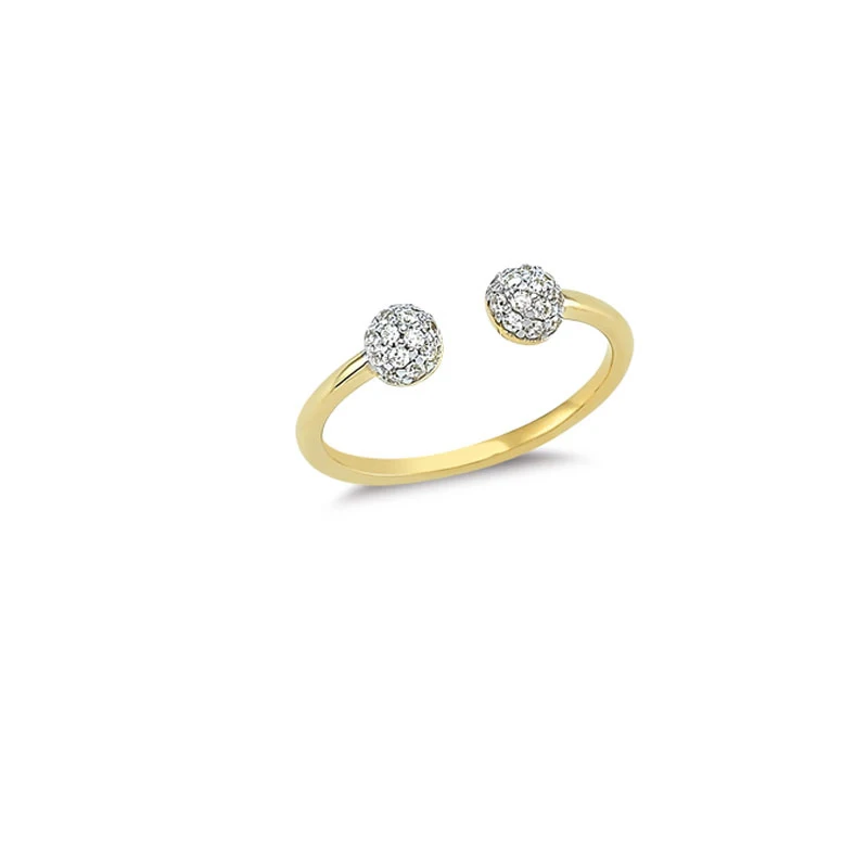 14K Solid Gold Classy Ring for Women