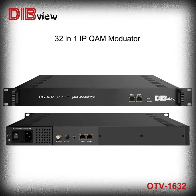 DIBVIEW OTV-1632 32 in 1 IP Edge QAM Modulator