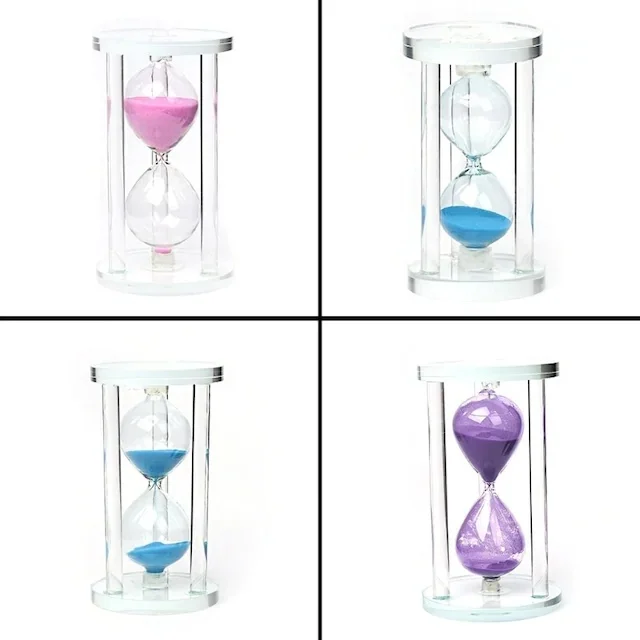 Gift Hourglass Glass 14 Cm 10 Minute Trinket Decor 431614379