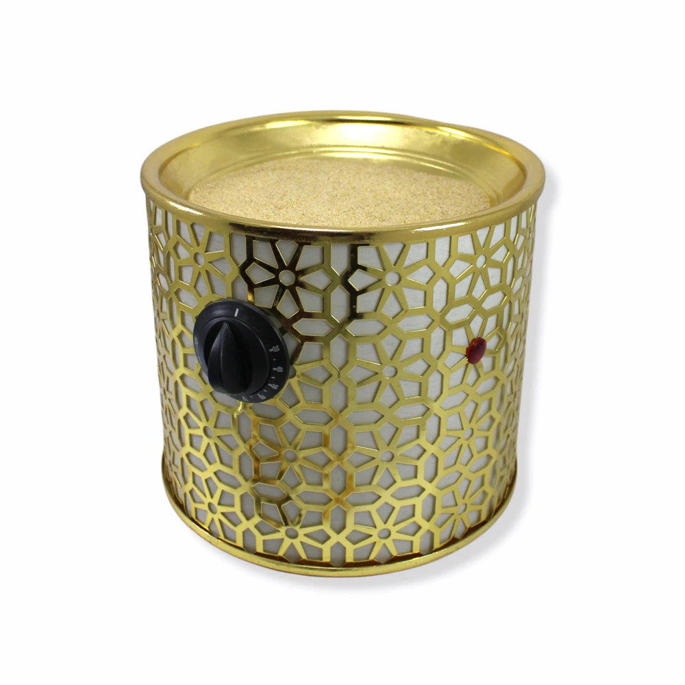 Authentic Turkish Copper Electric Hot Sand Coffee Maker - Heater Machine 110V - 220V - Gold Color