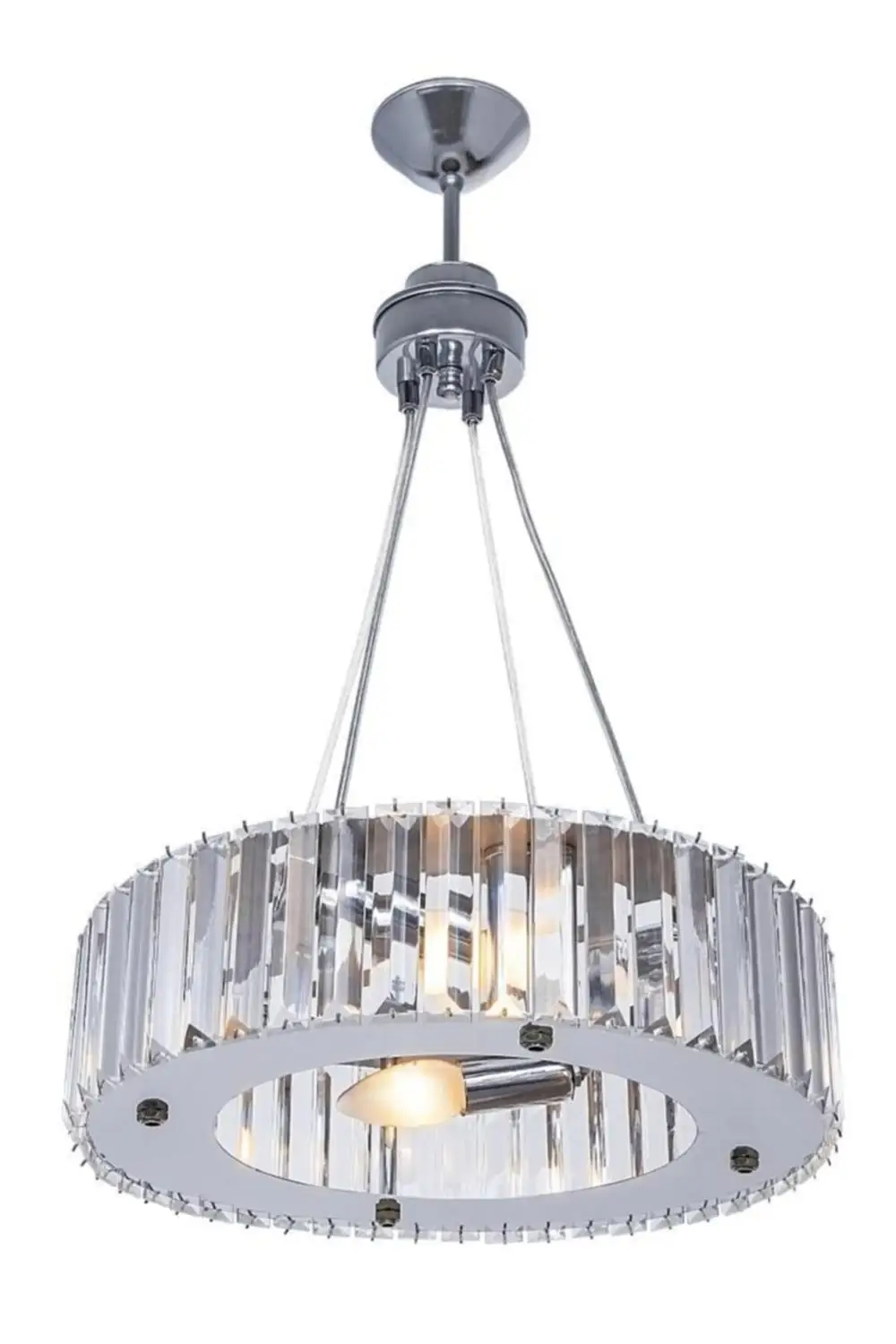 

Lux Diamond Chrome Chandelier