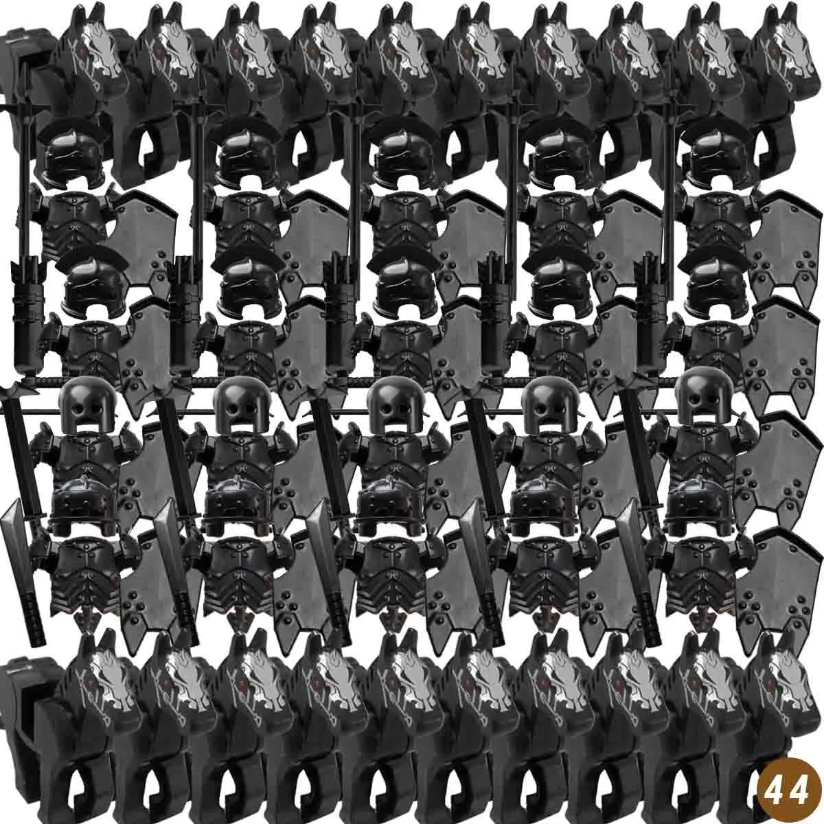 

Medieval Romer Wars Military Soldier Figure Weapon Light Sword Armor Kit Compatible Small Particle Building Blocks
