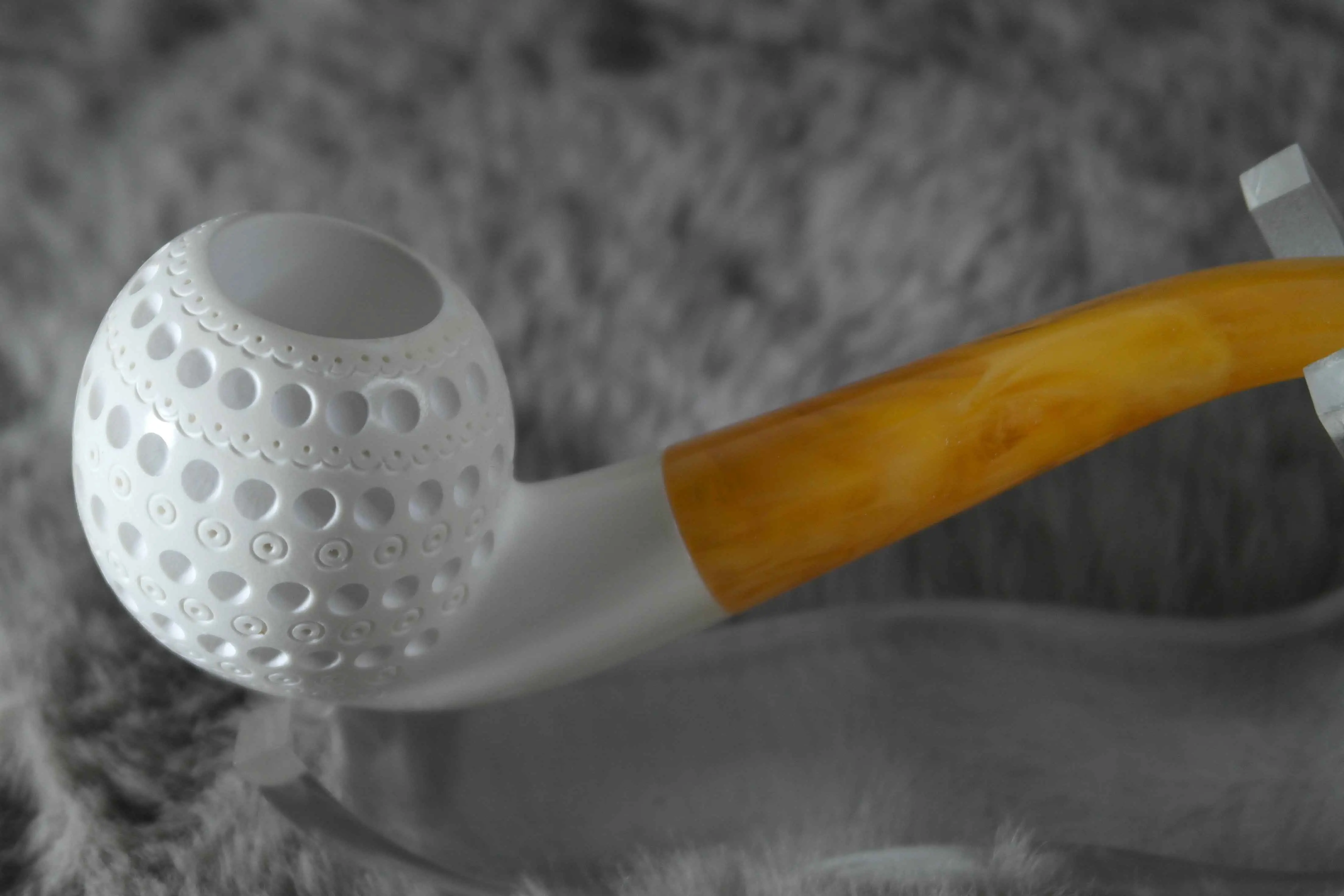 Handmade Block Meerschaum Pipe