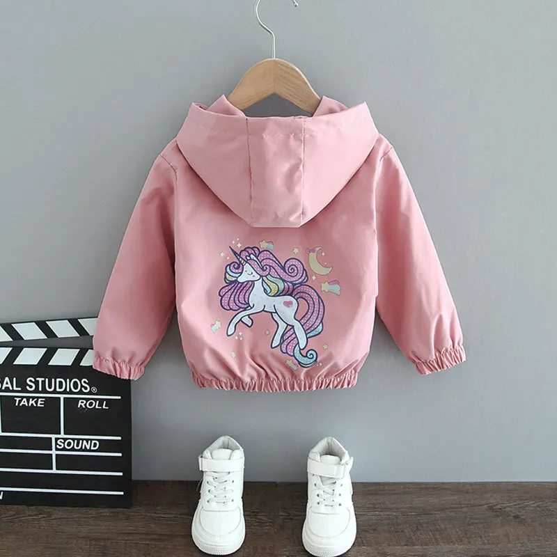 2022 Spring Autumn Children\'s Clothing Cartoon Jacket Boys Girls Baby Outing Windbreaker Children Zipper Cardigan High Qualit