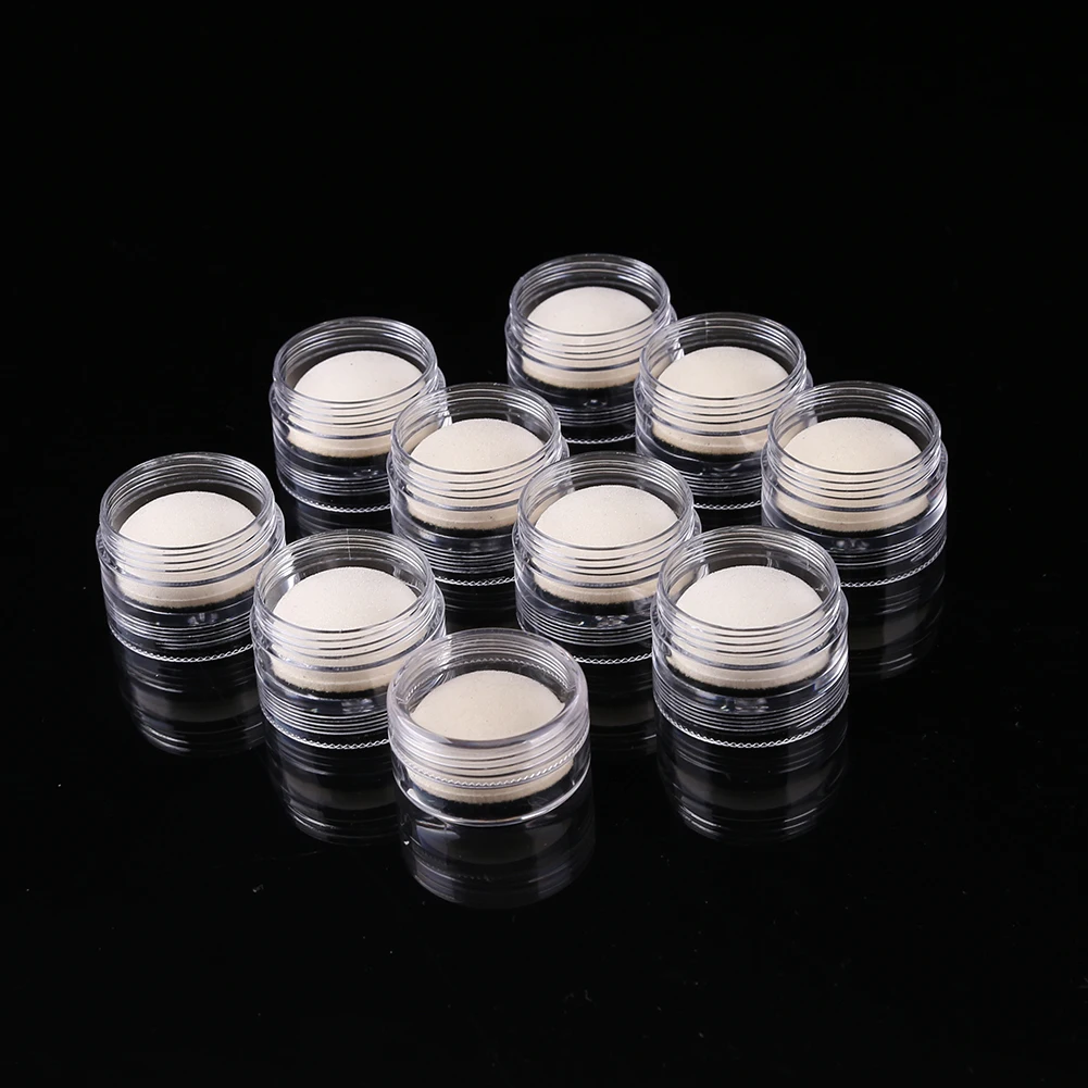 Round Stackable Jars Mini Ink Blending Tools Mixing Round/domed Foams Sponge Apply Inks Suitable for Painting Brushing Card New