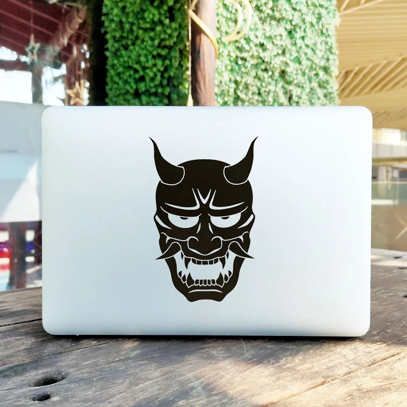 

Japan Ninja Mask Creative Laptop Sticker for Macbook Pro 14 16 Air Retina 12 13 15 Inch Mac Cover Skin Art Vinyl Notebook Decal