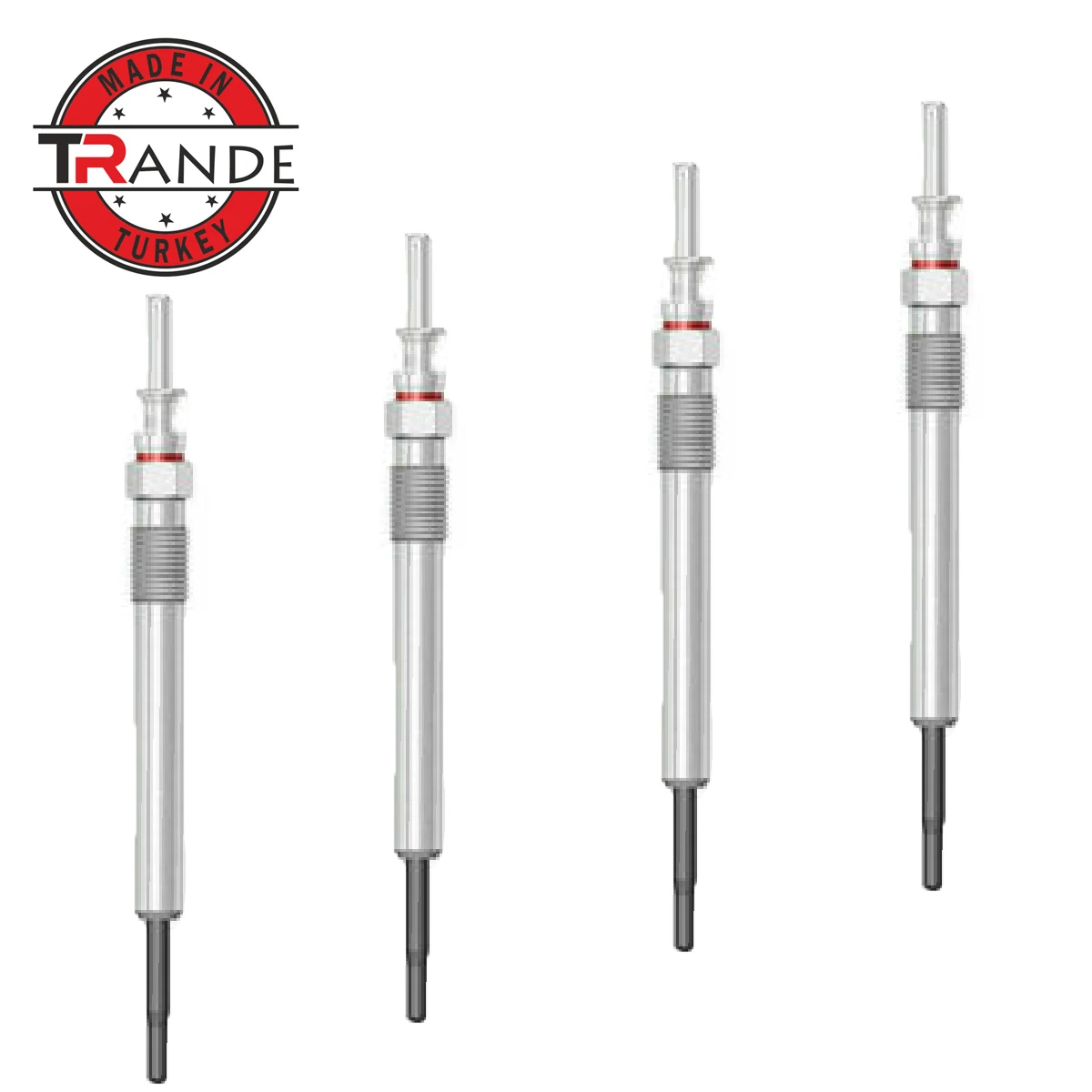 Trande Diesel Engine Heater Glow Plug 4 Pcs 5.4V For 0106671105 Made In Turkey Trande Store Guarantee