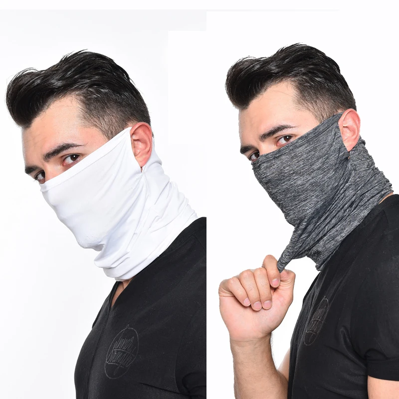 Halsbeenkap Met Oor Lussen Vissen Sjaal Zon Uv Bescherming Gezichtsmasker Bandana Met Polsband Balacalavas Outdoor Sport Voor Volwassen