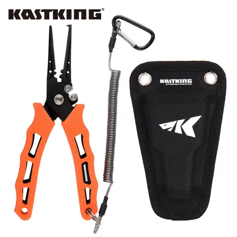 Stainless Steel Fishing Pliers with Carbide Cutters kastking
