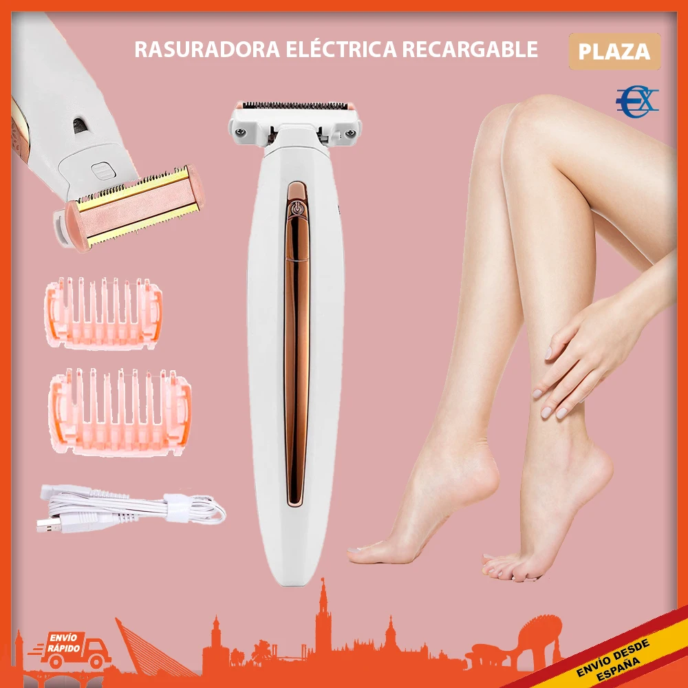 EUROXANTY®Electric depilator | Electric razor | Short hairs | Razor for legs | Depilator | Razor