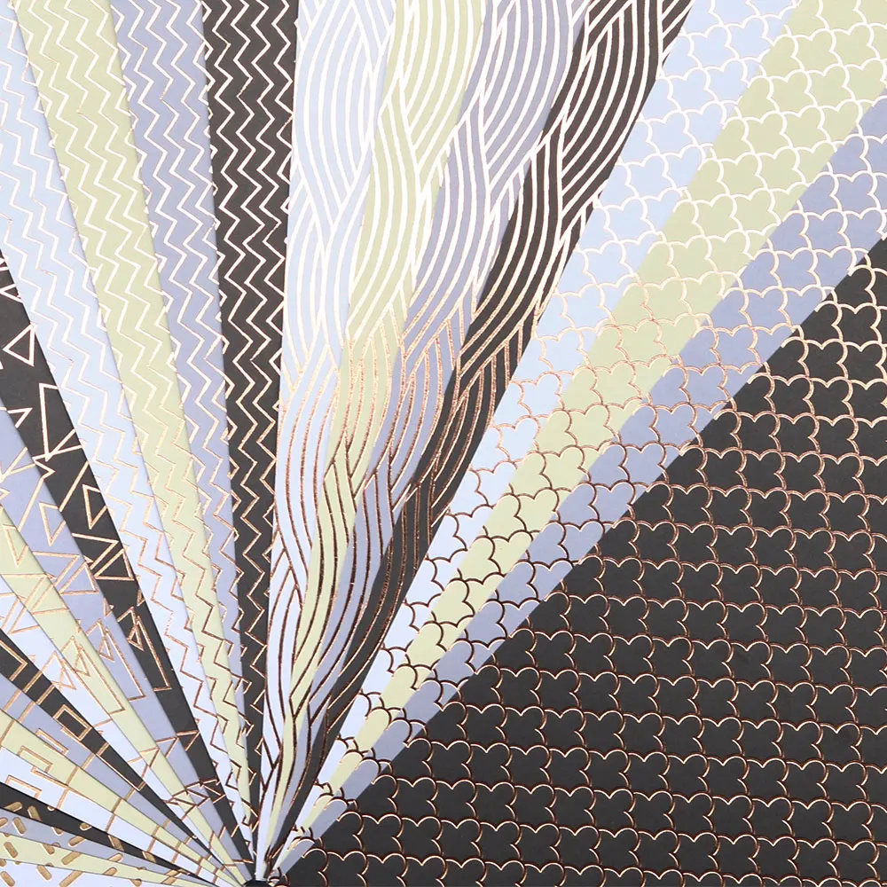 Percorso creativo A4 Foil Pattern Scrapbooking Crafts Papers Card Pad 28 fogli fai da te Cardmaking sfondo decorazioni regalo cartone