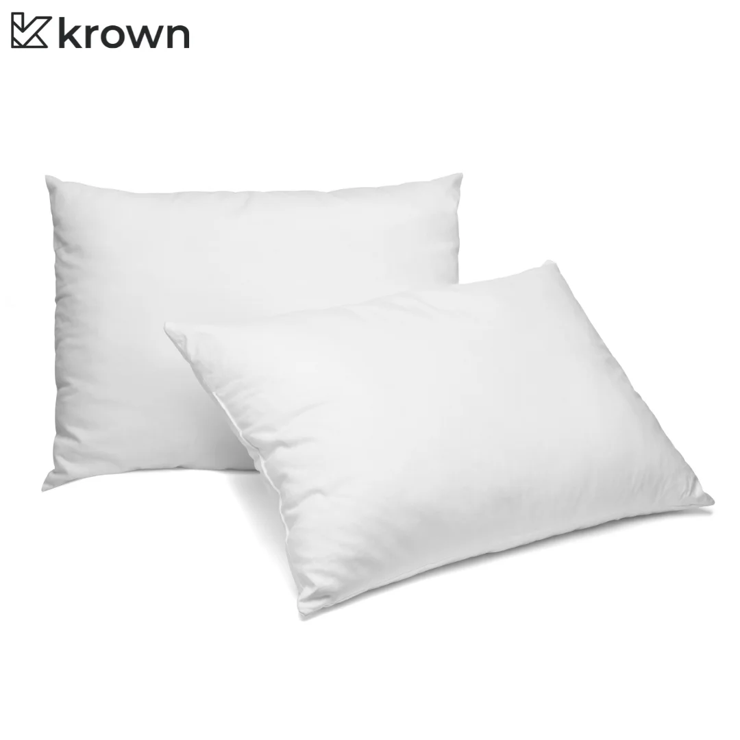 Krown - Pack of 2 or 4 Units. Decorative Cushions, Padded Cushion for Home, Cushion Filled with Hollow Fiber, for the Sofa or Car, in All Sizes 40X40 45X45 50X50 60X60 30X50 40X60 50X70