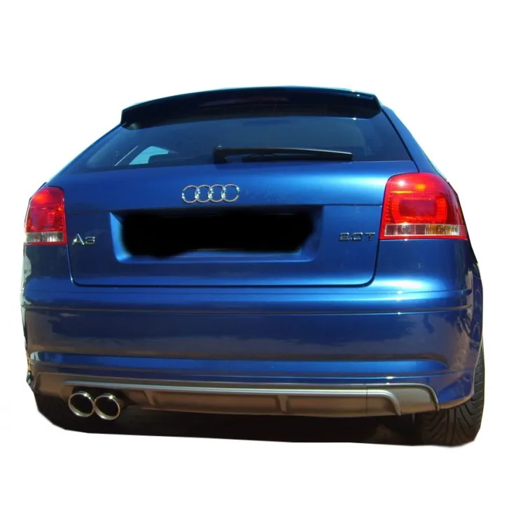 Audi A3 8P S3 2005 - 2008 3 Door Compatible s3-Style Rear Bumper Diffuser