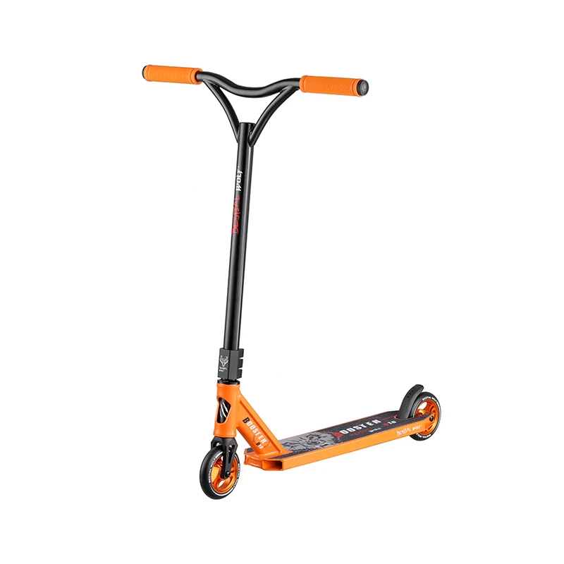 BOOSTER B18 BESTIAL WOLF Scooter Pro Scooter Freestyle orange wheels 110 PU85 and fork aluminum PRO