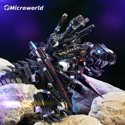 3D Metal Puzzle Mechanical Tyrannosaurus Dinosaur Model Kit DIY Jigsaw Birthday Christmas Gift For Teen Desktop Decoration Toys