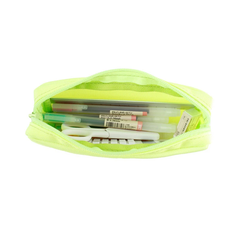 Bút Chì Màu Đen Văn Phòng Phẩm Trousse Scolaire Bút Chì Túi Đồ Dùng Học Tập Đồng Màu Pencilcase Piornik Trường Bút Chì Trường Hợp