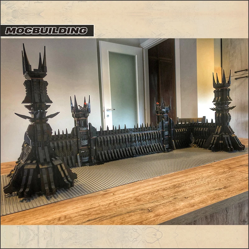 Famous Film UCS The Black Gate of Mordor Large Model Moc Building Blocks DIY Assembly Bricks Toys Ultimate Collector Series