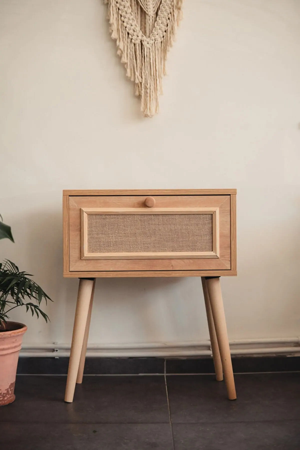 Commode Nội Thất Bằng Gỗ Đầu Giường Houseware Trang Trí Chất Lượng Tốt Và Tiện Lợi Di Động Chắc Chắn Phòng Ngủ Phòng Trẻ Em